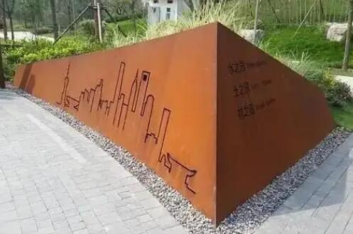 峨蔓镇耐候钢挡土墙